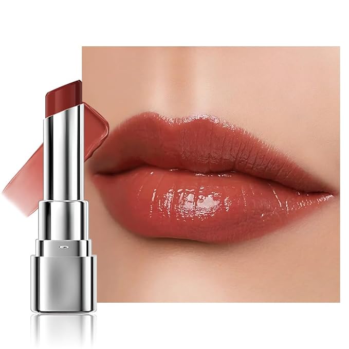1Pcs Tinted Lip Balm Moisturizing Lipstick – Warm Orange Brown Sheer Hydrating Lip Color for Dry Lips – Nourishing Lip Balm for All Women with a Subtle Natural Scent (S03 Autumn)-FemmiqueWomen