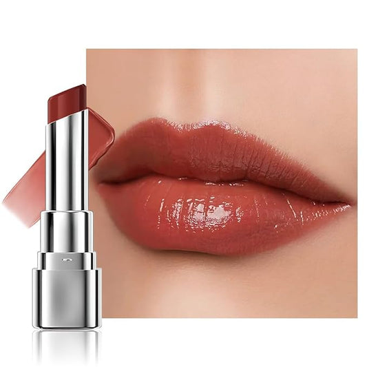 1Pcs Tinted Lip Balm Moisturizing Lipstick – Warm Orange Brown Sheer Hydrating Lip Color for Dry Lips – Nourishing Lip Balm for All Women with a Subtle Natural Scent (S03 Autumn)-FemmiqueWomen