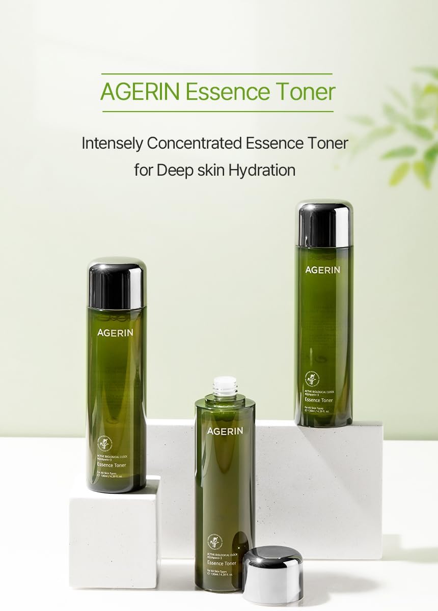 Essence Toner with Ageratum for Sensitive and Dry Skin, Anti-Itch, Steroid Free, Skin Trouble Care, Calming Skin, Refreshing, Hydrating, Purifying, Cruelty Free, Vegan (4.39 Ounces)-FemmiqueWomen