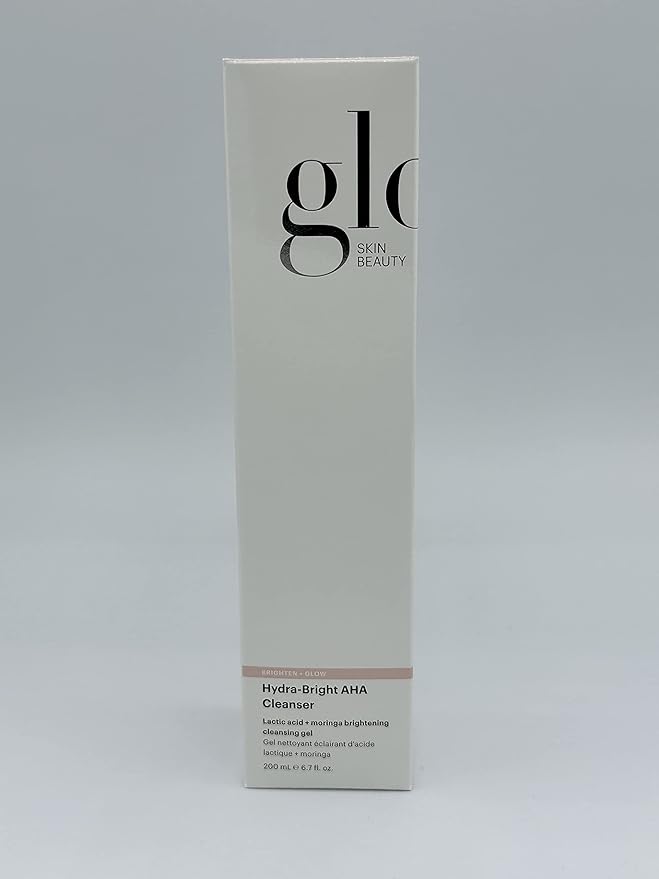 Glo Skin Beauty Hydra-Bright AHA Cleanser | Foaming Gel Cleanser Removes Makeup, Gently Exfoliates, Hydrates and Brightens Skin (6.7 Fl Oz)-FemmiqueWomen