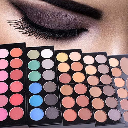 148 Colors Eyeshadow Palette Makeup Contouring Kit Combination with Eyebrow Powder, Lipgloss, Blusher, Press Powder and Concealer - Perfect for Professional and Daily Use-FemmiqueWomen