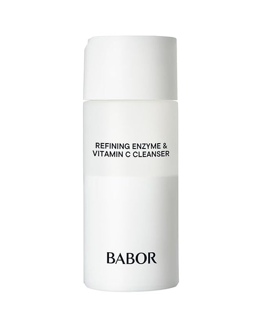 BABOR Refining Enzyme & Vitamin C Cleanser, Enzyme Powder Cleanser, Exfoliating Face Wash Polish, Gentle Facial Scrub to Brighten and Even Complexion-FemmiqueWomen