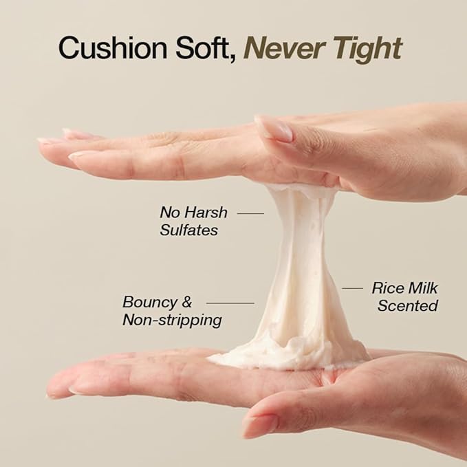 NDP Rice Mochi Deep Face Wash – Triple-Rice Airy Micro-Exfoliating Foam for Sensitive Skin, Phyto Mucin Hydration Shield, pH 5.5 Barrier-Safe Vegan Korean Skincare Cleanser, 4.05 fl oz (120 ml)-FemmiqueWomen