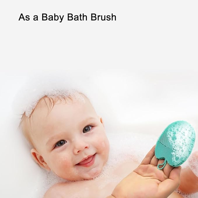 INNERNEED Soft Silicone Facial Cleansing Brush Set, Gentle Exfoliating and Massaging Face Scrubber Pad, Anti-Slip Design for Blackhead Removal and Skin Care (Pack of 3)-FemmiqueWomen