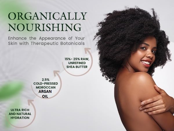 AZMERA Handcrafted Whipped Shea Body Butter – Luxurious Vanilla Bean Scented Moisturizer for Dry, Sensitive Skin, Argan Oil & Vitamin E – Vegan, Non-Greasy Skincare – 8.82 oz-FemmiqueWomen