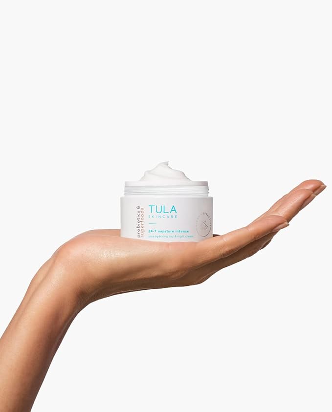 TULA Skin Care 24-7 Moisture Intense Ultra Hydrating Day & Night Cream - Ultra Nourishing Moisturizer for Face. Soothe Skin, Maintain Skin Balance & Improve Skin Smoothness, 1.5 oz.-FemmiqueWomen
