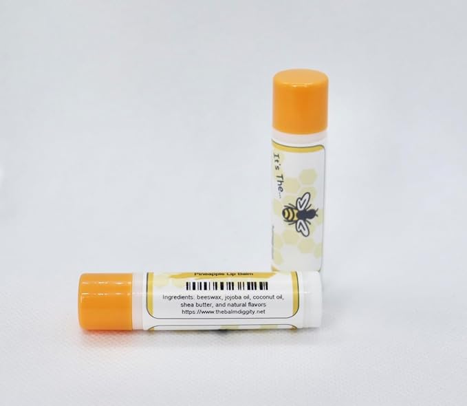 It's The Balm Diggity 2-pack Pineapple Beeswax, All-Natural, Moisturizing, and Nourishing Lip Balm Made With Just 5 Ingredients-FemmiqueWomen