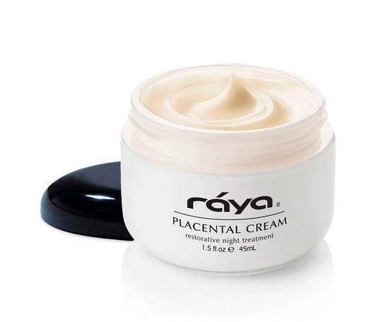 Raya SPA Placental Cream | Restorative Night Cream | Intensive Anti-Aging & Firming Face Moisturizer | Wrinkle Repair Facial Creme for Renewed Tone & Beauty Sleep - Skin Care Essentials-FemmiqueWomen