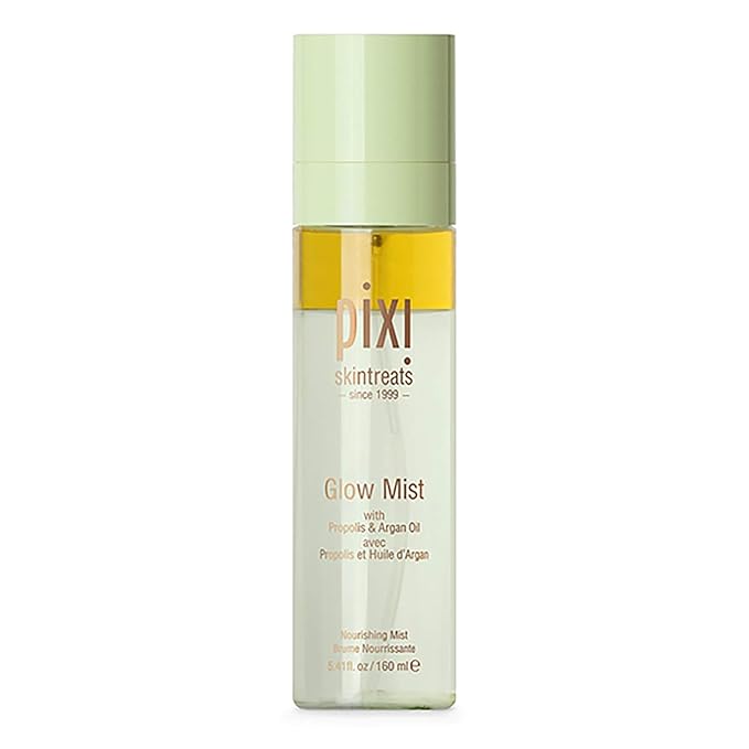 Pixi Beauty Glow Mist | All-Over Mist For Luminous Complexion | Set & Refresh Makeup | Hydrate Skin With 21 Natural Oils, 160ml-FemmiqueWomen