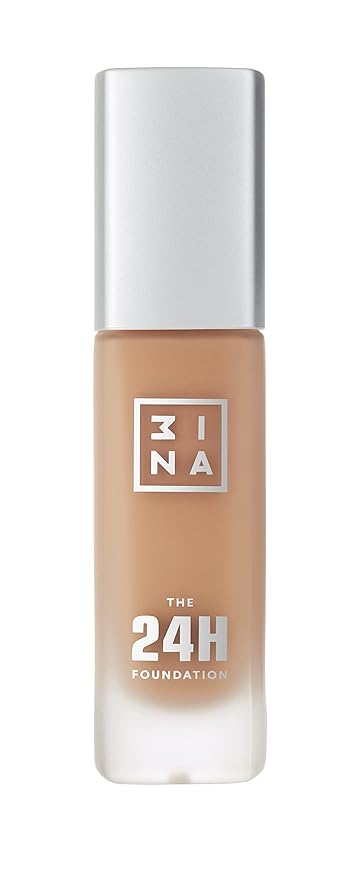 3INA The 24H Foundation 618-24H Long-Wearing Formula - Medium To High Buildable Coverage - Smooth Matte Finish - Expanded Shade Selection - Waterproof, Cruelty Free, Vegan Makeup - 1.01 Oz-FemmiqueWomen