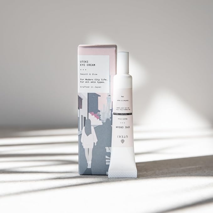 Japanese Anti Aging Firming Eye Cream - Anti Wrinkles & Puffiness - Minimize Bags Under Eyes Fine Lines & Dark Circles - Hydrating and Brightening with Collagen & Arginine (0.35 Fl Oz -10 g)-FemmiqueWomen