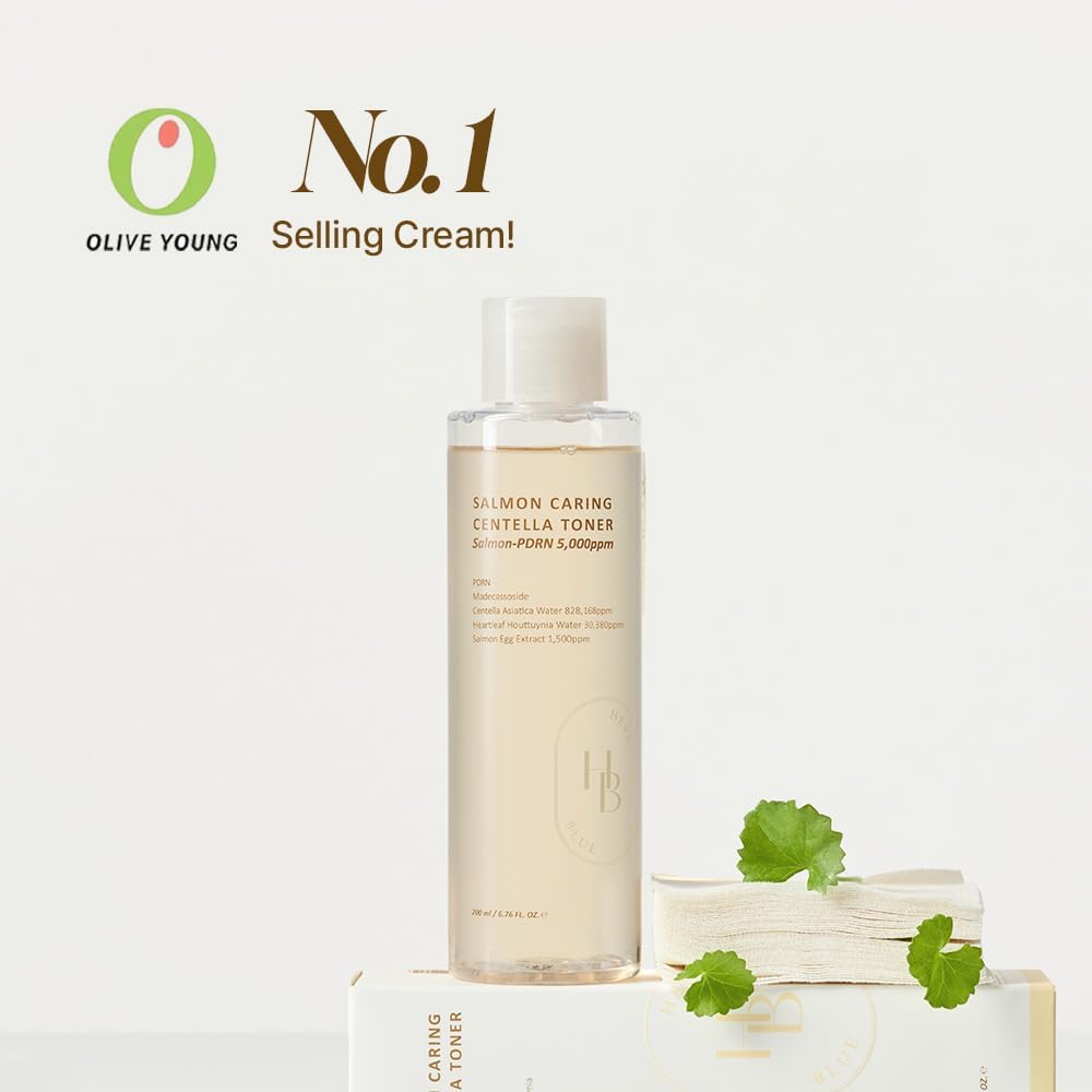 Salmon Caring Centella Toner - Salmon PDRN, pH 5.5, Salmon Egg Extract, Centella, Madecassoside, Restore and Rejuvenate, Refine Skin Texture, Low Irritation, Korean Skincare, K-Beauty-FemmiqueWomen