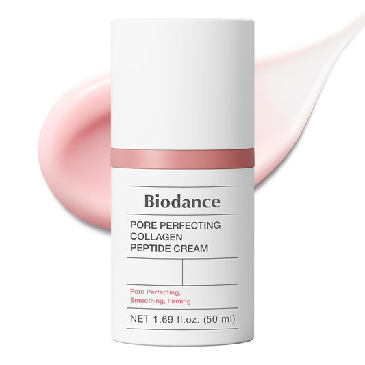 BIODANCE Pore Perfecting Collagen Peptide Cream, Hydrating, Plumping, Pore Care, Firming Facial Moisturizer, Korean Skincare | 1.69 fl.oz, 50ml-FemmiqueWomen