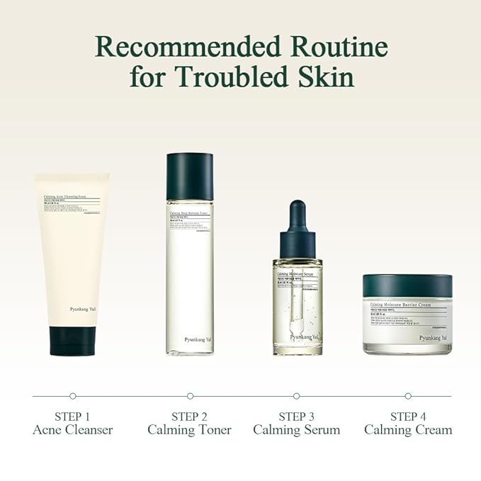 Pyunkang Yul PKY Calming Moisture Barrier Cream Instantly Soothes Sensitive Skin, Hyaluronic Acid & Ceramide for Hydration, Vegan, Korean Skincare (3.38 Fl. Oz, 100ml)-FemmiqueWomen