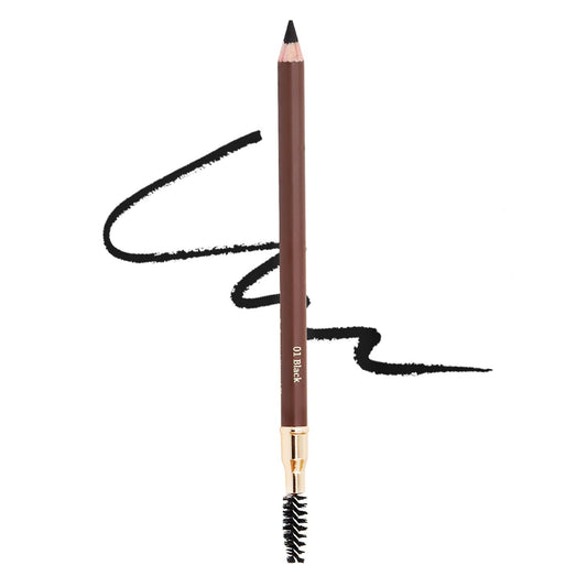 1pcs Eyebrow Pencil Longlasting Waterproof Durable Liner Eyebrow 5 Colors to Choose (1# Black)-FemmiqueWomen