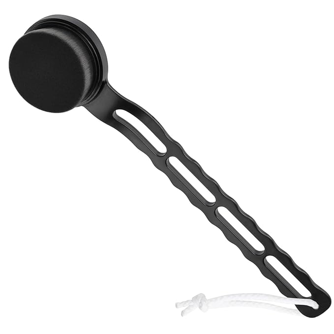 docolor Self Tanner Back Applicator, Plastic Long Handle Back Tanning Applicator Large Body Makeup Brush Vegan & Cruelty Free Self Tanner Brush For Self Tanner, Sunscreen, Bronzer, Foundation-FemmiqueWomen