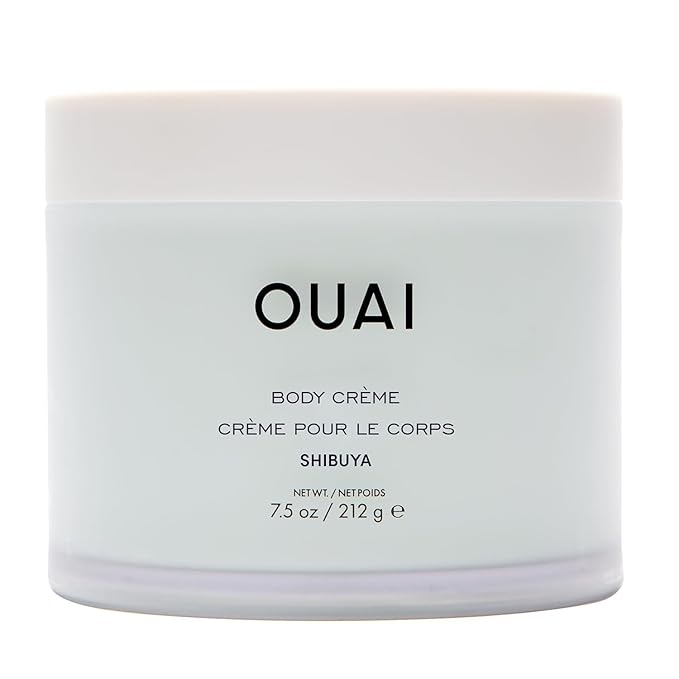 OUAI Body Cream, Shibuya - Hydrating Whipped Body Cream with Cupuaçu Butter, Coconut Oil and Squalane - Softens Skin and Delivers Healthy-Looking Glow - Sulfate Free Skin Care (7.5 Oz)-FemmiqueWomen