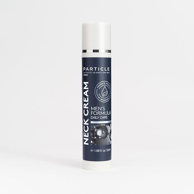 Particle Neck Cream for Men - Firming Cream, Lift and Moisturize The | Use on Saggy Skin or Turkey Anti Aging Triple Action with Collagen, Hyaluronic Acid, Retinol, 1 pack, 1.7 Fl Oz-FemmiqueWomen