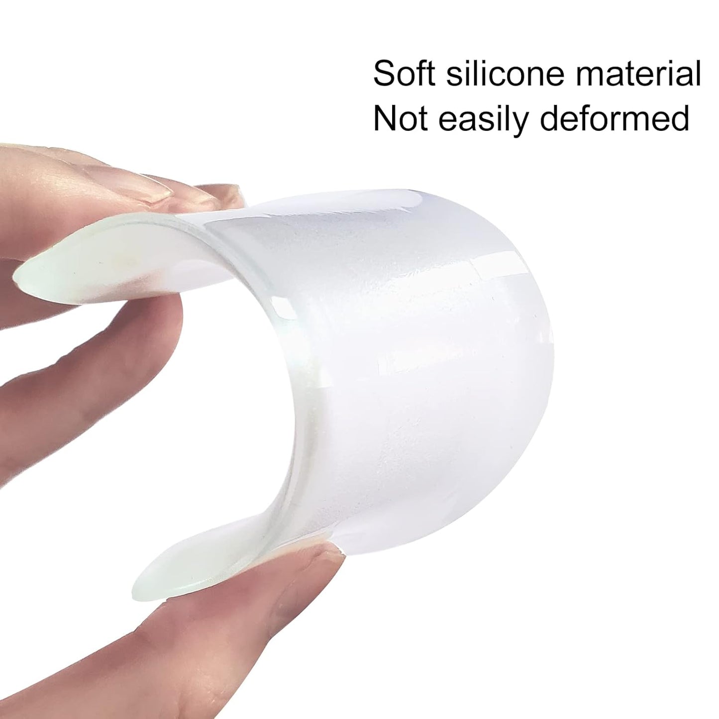 6PCS Silicone False Eyelash Holder Pads for Eyelash Extensions Loose Lash, Reusable Eyelash Extensions Tools, Transparent and Pink-FemmiqueWomen