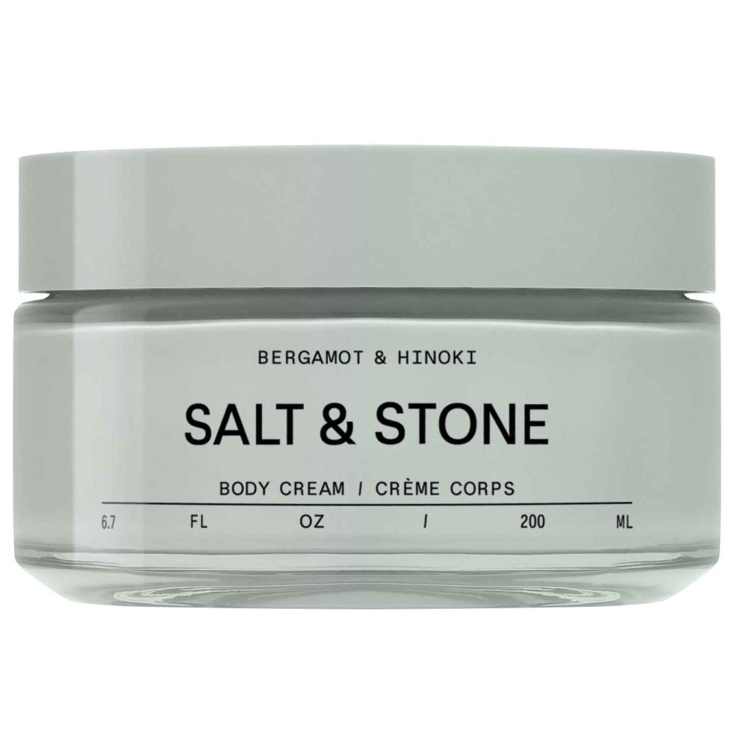 Salt & Stone Body Cream – Bergamot & Hinoki | Hydrating Formula with Seaweed Extracts, Spirulina & Squalane | Deep Hydration, Skin Barrier Repair & Healthy Glow | for all Skin Types (6.7 fl oz)-FemmiqueWomen