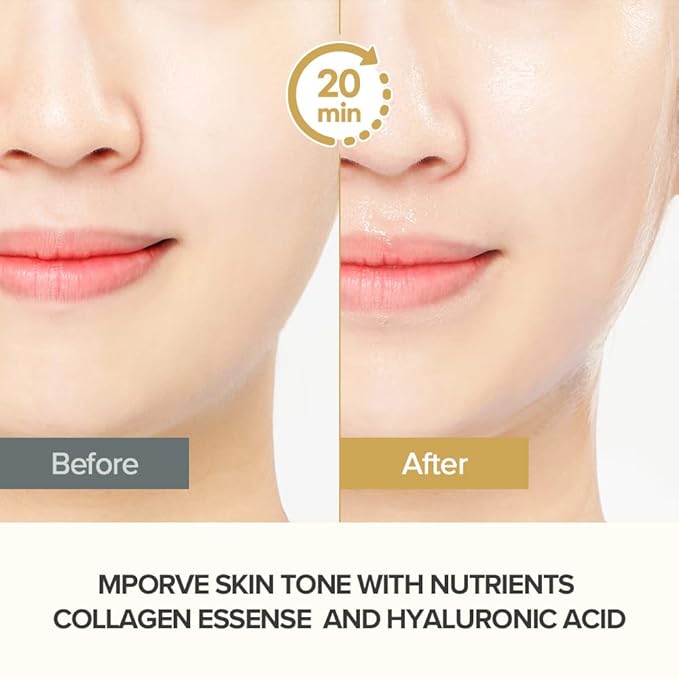 JMsolution Active Golden Caviar Nourishing Mask - Korean Skincare Facial Mask-Cavior extracted - collagen essense- 10 sheets for all skin type-FemmiqueWomen