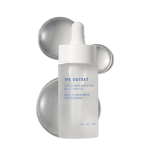 The Outset Ultralight Moisture Boosting Face Oil - Fragrance Free with Squalane - Non-clogging, Fast-Absorbing - Clean, Vegan, Gluten Free - All Skin Types, Sensitive Skin - 1 fl oz-FemmiqueWomen