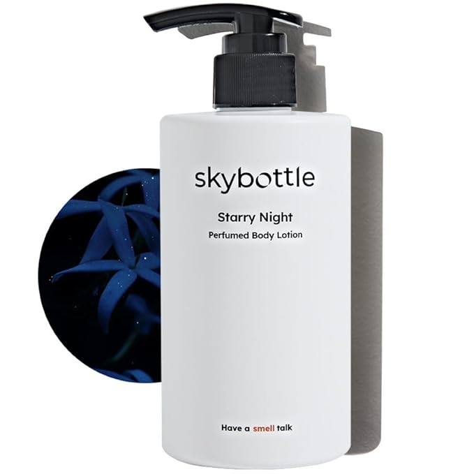 skybottle Perfumed Body Lotion with Pump, Fast Absorbing, Korean Skin Care, Ylang Ylang, Jasmine, Musk Scented Lotion for Women & Men, 10.1 Fl. Oz-FemmiqueWomen