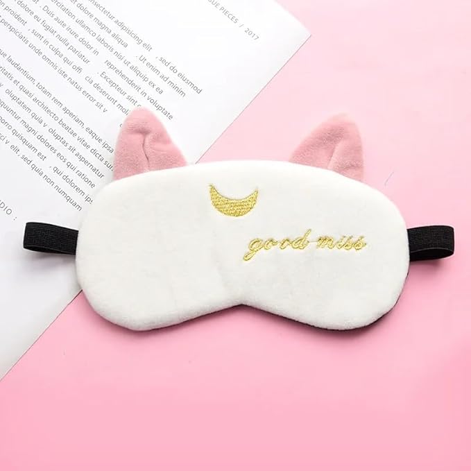 2PCS Eye Mask for Sleeping Cute Sailor Moon Natural Sleep Eye Mask Eyeshade Cover Shade Eye Patch Soft Portable Blindfold Travel Eyepatch for Girls Boys Women Men-FemmiqueWomen