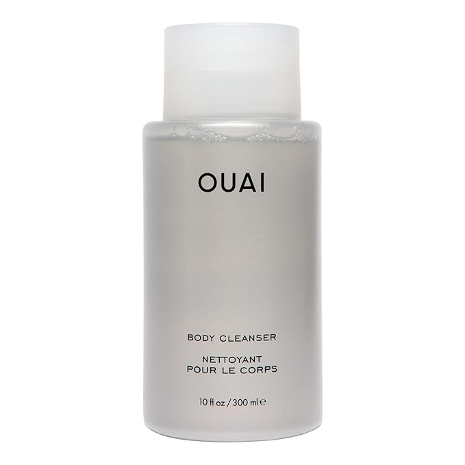 OUAI Body Cleanser, Dean Street - Foaming Body Wash with Jojoba Oil and Rosehip Oil to Hydrate, Nurture, Balance and Soften Skin - Paraben, Phthalate and Sulfate Free Skin Care Products - 10 Oz-FemmiqueWomen