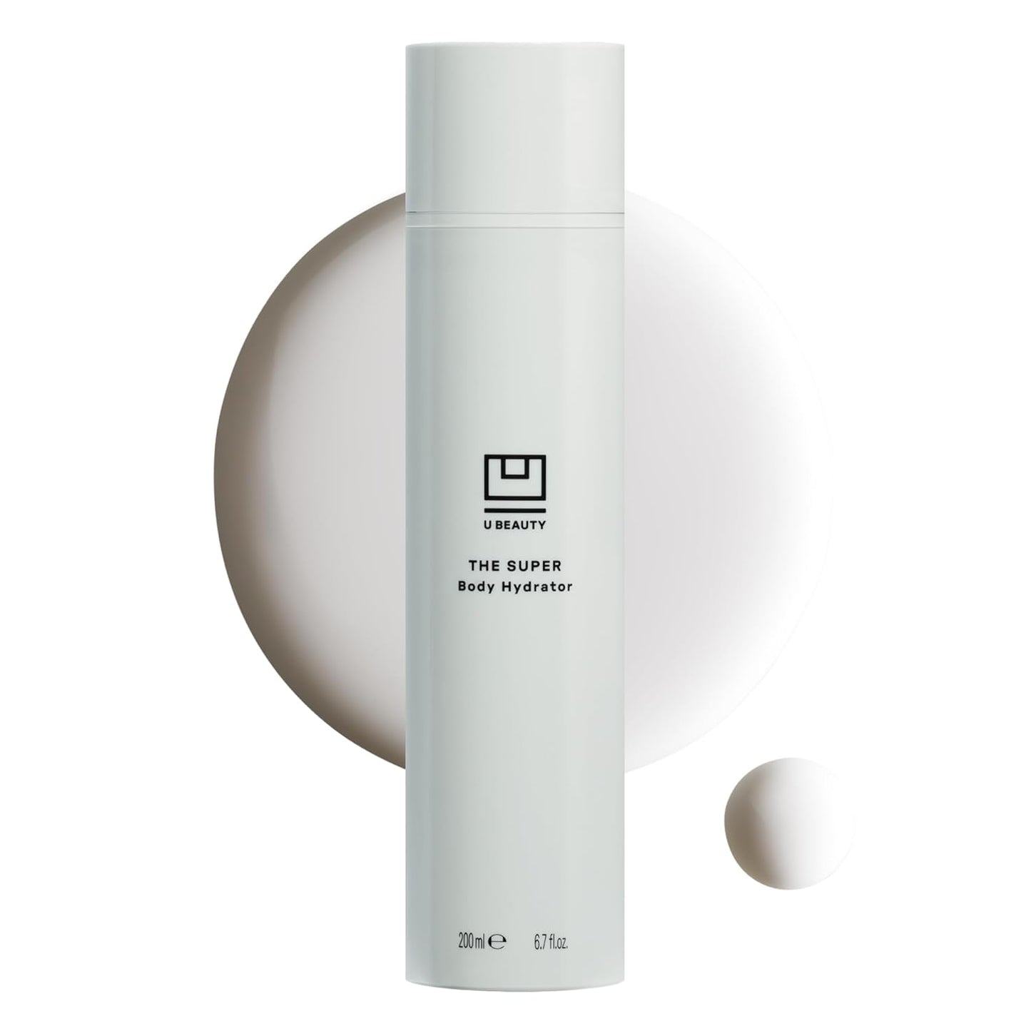 U Beauty The SUPER Body Hydrator - Mega-Dose Hyaluronic Acid Body Moisturizing Cream with Niacinamide and Squalane for Smooth, Bright, and Renewed-Looking Skin For Up To 48 Hours - 6.7 fl oz-FemmiqueWomen