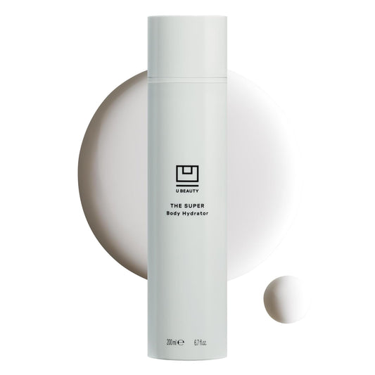 U Beauty The SUPER Body Hydrator - Mega-Dose Hyaluronic Acid Body Moisturizing Cream with Niacinamide and Squalane for Smooth, Bright, and Renewed-Looking Skin For Up To 48 Hours - 6.7 fl oz-FemmiqueWomen
