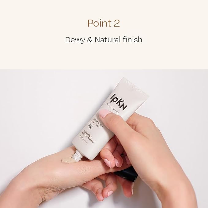 IPKN Moist & Firm BB Cream - Ultra-Hydrating Daily BB Cream with or without SPF40 - Lightweight, Non-Greasy Face Base with Antioxidants for Smooth, Radiant Skin-FemmiqueWomen