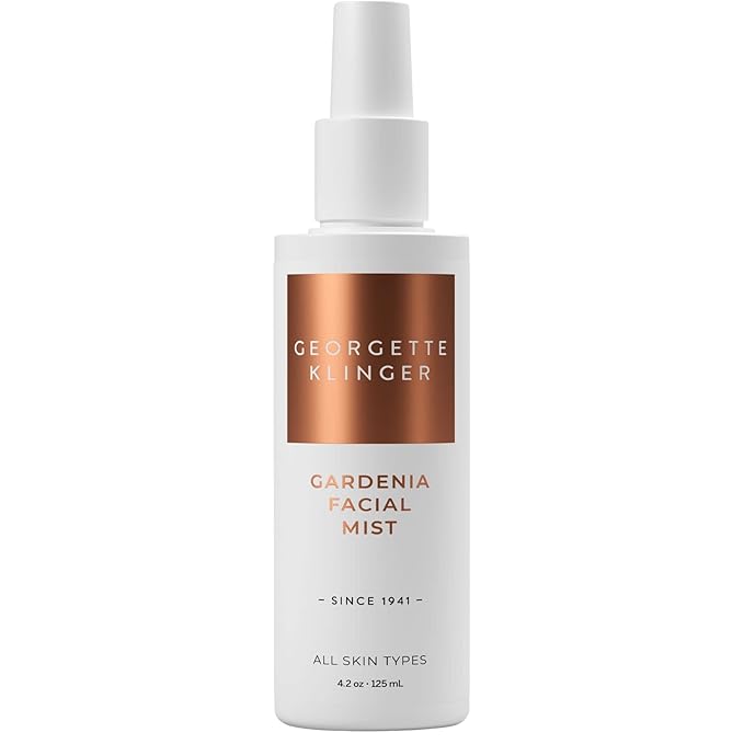 Georgette Klinger Gardenia Facial Mist - Collagen-Infused Face Spray, Long-Lasting Makeup, Hydration for Dewy and Smooth Skin, Anti Aging for All Skin Types- 4.2 oz-FemmiqueWomen