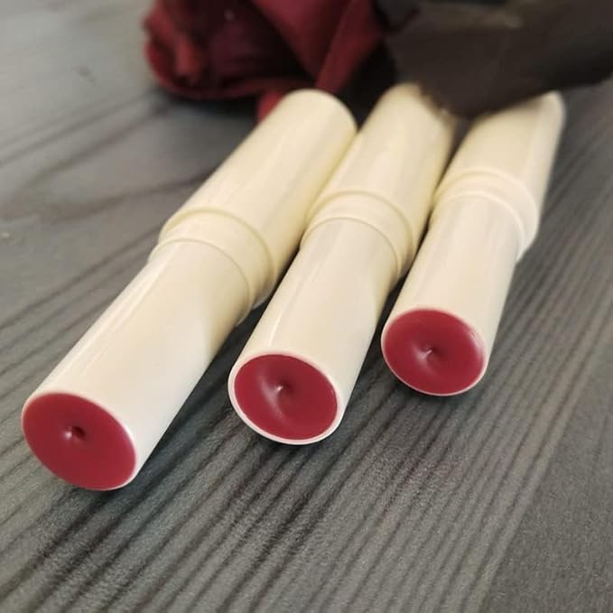 2PCS Handmade Plant lip balm Pink Lips Serum Brighten Dark Lips Bleaching Essence Lip Balm Repair Fine Lines Brighten Moisture Exfoliator Lip Care (Red)-FemmiqueWomen