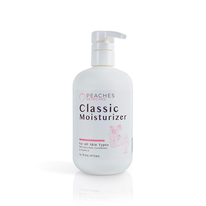 Hydrating Vegan Moisturizer with Vitamin E, Gotu Kola, and Pineapple – Age-Defying Face Cream for All Skin Types – Classic Moisturizer (16 oz)-FemmiqueWomen