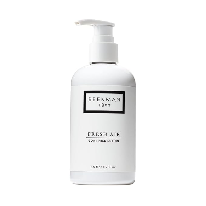 Beekman 1802 Goat Milk Body Lotion, Fresh Air - Scented - 8.9 oz - Hydrating & Moisturizing with Shea Butter - for Sensitive Skin - Cruelty Free - Packaging May Vary - Pump Included, Ready for Use-FemmiqueWomen