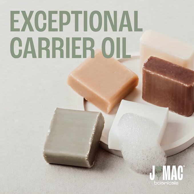 J MAC BOTANICALS Organic Fractionated Coconut Oil (16 Ounce Glass Bottle) Organic Carrier Oil and for DIluting Essential Oils, Moisturizer, Hair Care-FemmiqueWomen