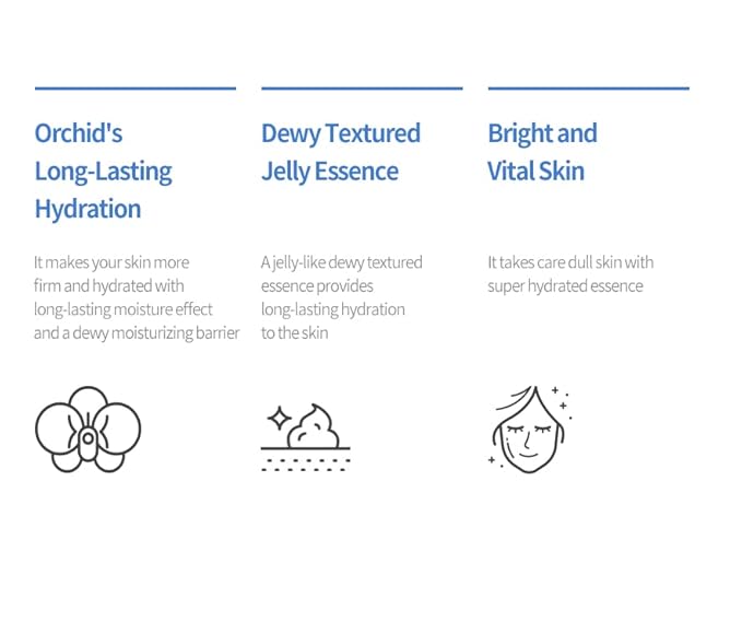 JMsolution Marine Luminous Pearl Deep Moisture 3 Step Skin Care Face Mask - Korean Skincare Facial Mask - boosting Brightening Moisturizing-10 Sheets for Dry Skin (Orchid)-FemmiqueWomen