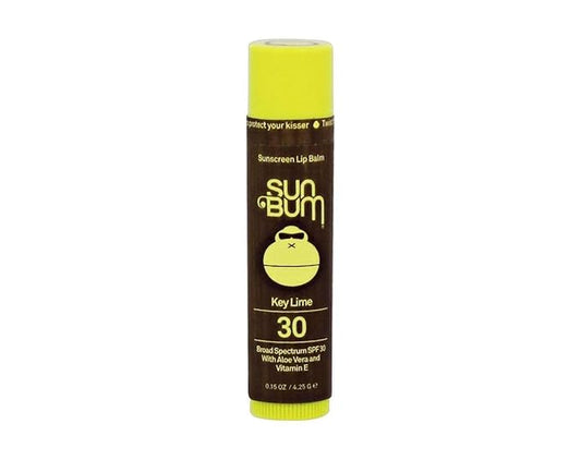 Sun Bum SPF 30 Sunscreen Lip Balm | Vegan and Cruelty Free Broad Spectrum UVA/UVB Lip Care with Aloe and Vitamin E for Moisturized Lips | Key Lime Flavor |.15 oz-FemmiqueWomen