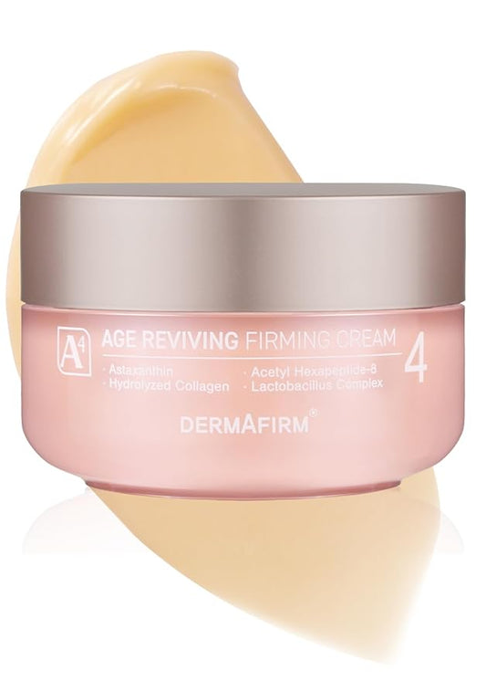 Dermafirm Age Reviving Firming Cream Facial Moisturizer A4 | Hydrating Face Moisturizer for Pore Firming & Skin Elasticity w/Collagen, Astasome & Peptide | No Animal Trials No Paraben 1.69 fl oz-FemmiqueWomen
