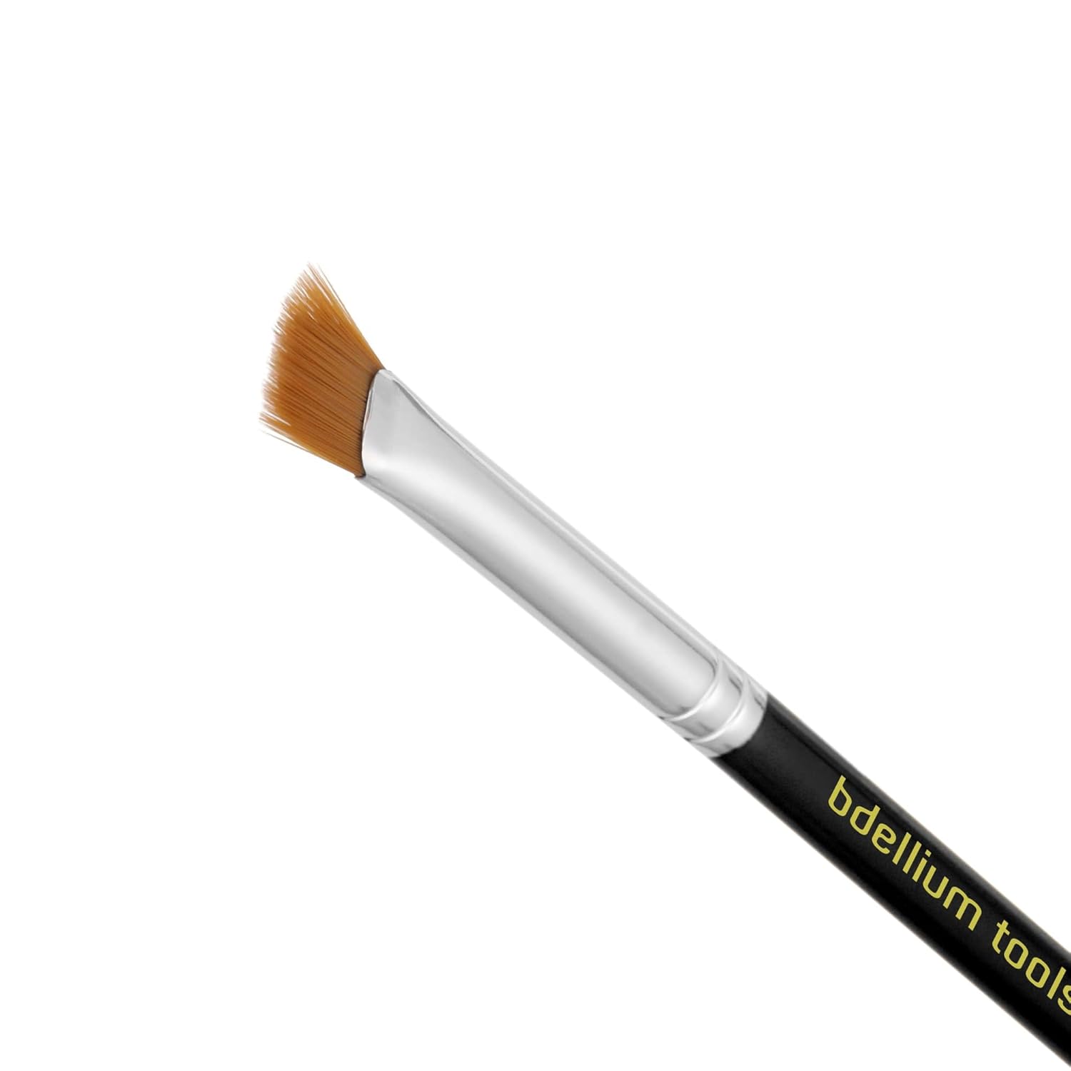 Bdellium Tools Professional Makeup Brush - Maestro Series 732 Mascara Fan - With Soft Synthetic Fibers, For Applying Mascara (Black, 1pc)-FemmiqueWomen