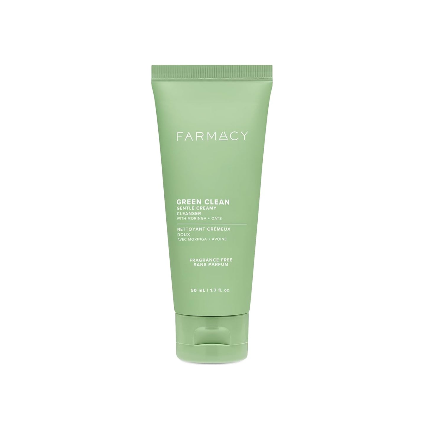 Farmacy Gentle Creamy Face Cleanser - Hydrating Facial Cleanser to Nourish & Help Remove Makeup & Impurities - Enriched with Aloe & Moringa Oil to Soothe, Purify & Refresh Skin (50ml)-FemmiqueWomen