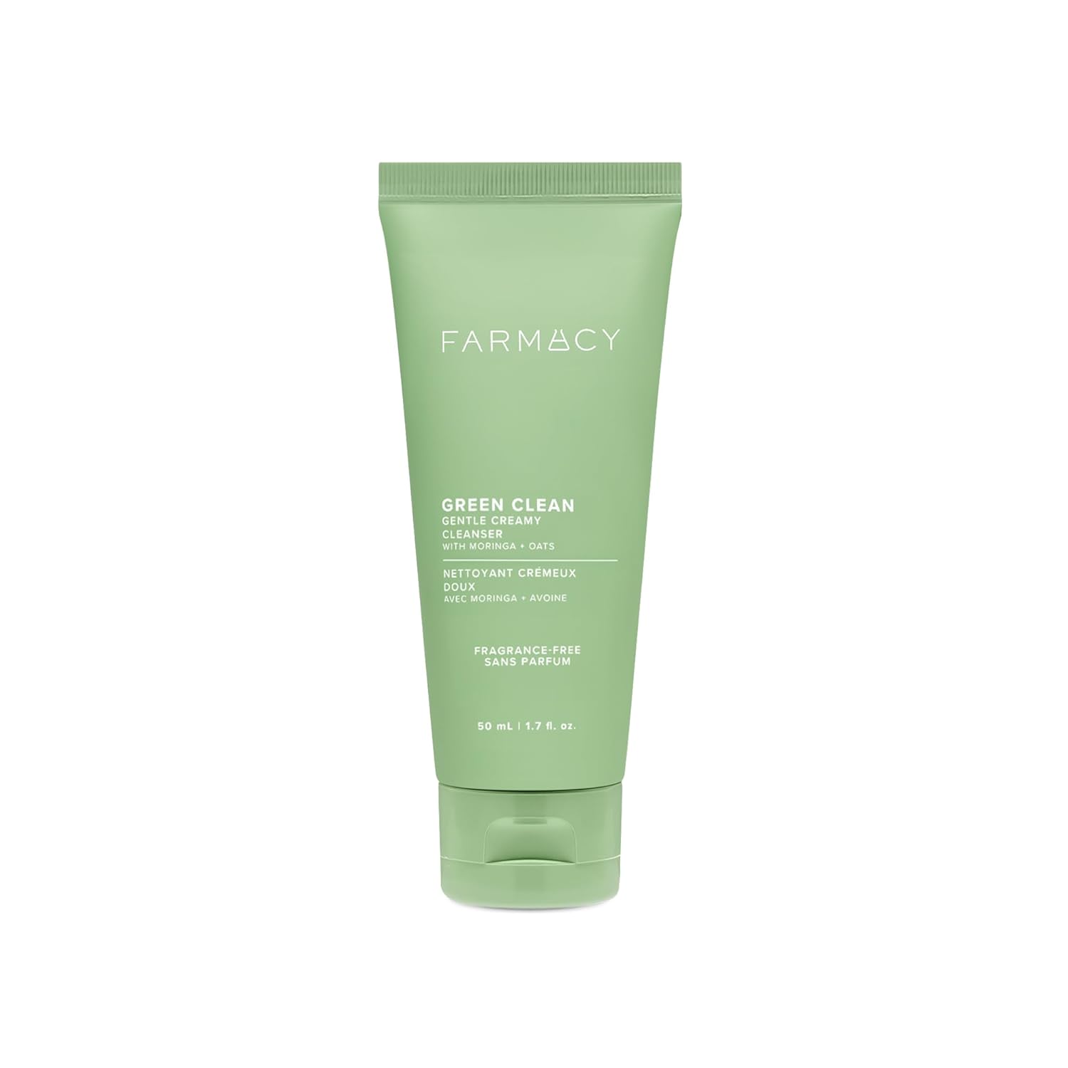 Farmacy Gentle Creamy Face Cleanser - Hydrating Facial Cleanser to Nourish & Help Remove Makeup & Impurities - Enriched with Aloe & Moringa Oil to Soothe, Purify & Refresh Skin (50ml)-FemmiqueWomen