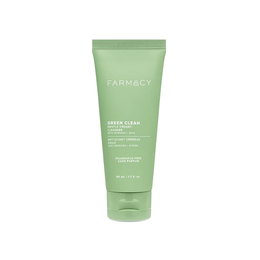 Farmacy Gentle Creamy Face Cleanser - Hydrating Facial Cleanser to Nourish & Help Remove Makeup & Impurities - Enriched with Aloe & Moringa Oil to Soothe, Purify & Refresh Skin (50ml)-FemmiqueWomen