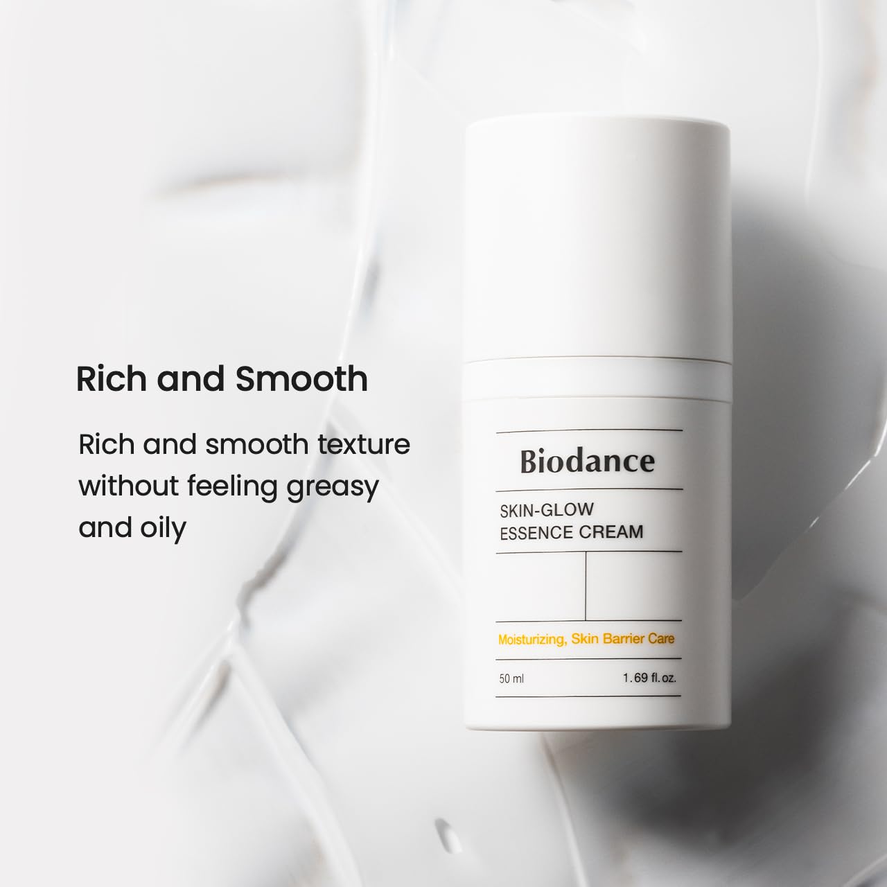 BIODANCE Skin-Glow Essence Cream, Moisturizing, Anti-Aging, Hyaluronic Acid & Ceramide Facial Moisturizer, Korean Skincare | 1.69 fl.oz, 50ml-FemmiqueWomen