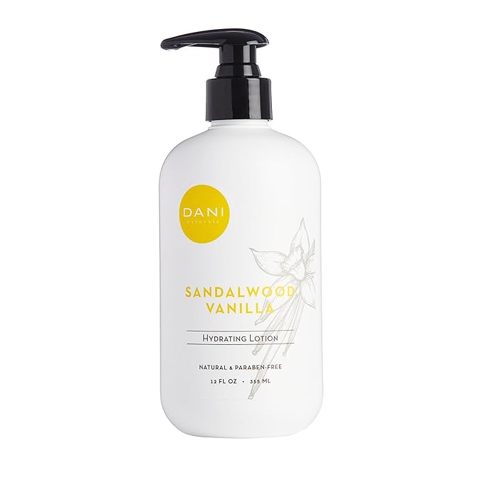 Naturals Hand & Body Lotion - Warm Sandalwood Vanilla Scented Aromatherapy Moisturizer, Deep Hydration for Dry & Dull Skin with Shea Butter, Aloe Vera, & Vitamin E, Cruelty-Free & Vegan, 12 Oz-FemmiqueWomen