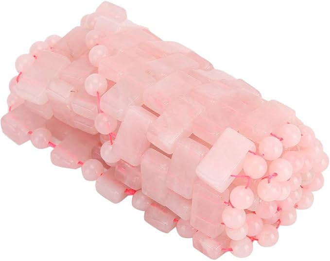 Jade Eye Mask,Jade Stone Cooling Mask,Jade Stones Anti-Aging Cooling Sleeping Eye Mask,Cold Eye Massager Eye Covers for Relief Eye Fatigue(Rose Quartz)-FemmiqueWomen