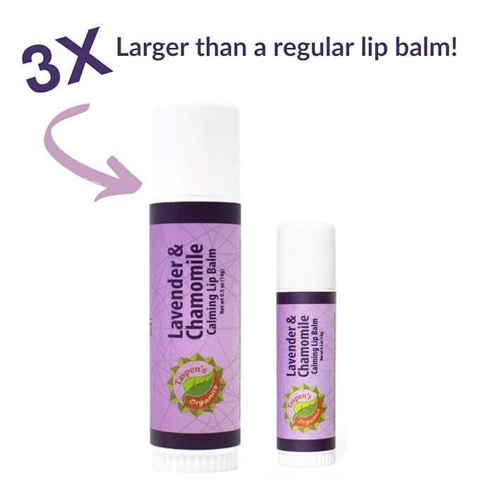Intensive Hydration Lip Balm - All Natural Lip Balms & Moisturizers- Soothing Relief - Large Size - Cruelty-Free (Lavender)-FemmiqueWomen
