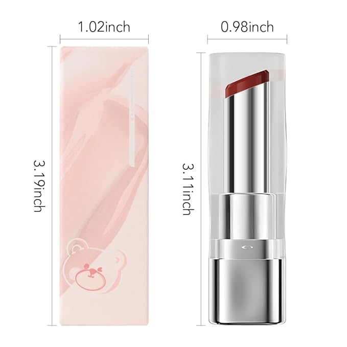 1Pcs Tinted Lip Balm Moisturizing Lipstick – Warm Orange Brown Sheer Hydrating Lip Color for Dry Lips – Nourishing Lip Balm for All Women with a Subtle Natural Scent (S03 Autumn)-FemmiqueWomen