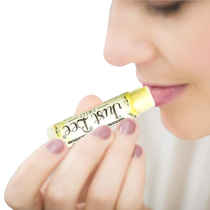 100% Natural Beeswax Lip Balm with Organic Oils (Sweet Honey, 4 pack)-FemmiqueWomen